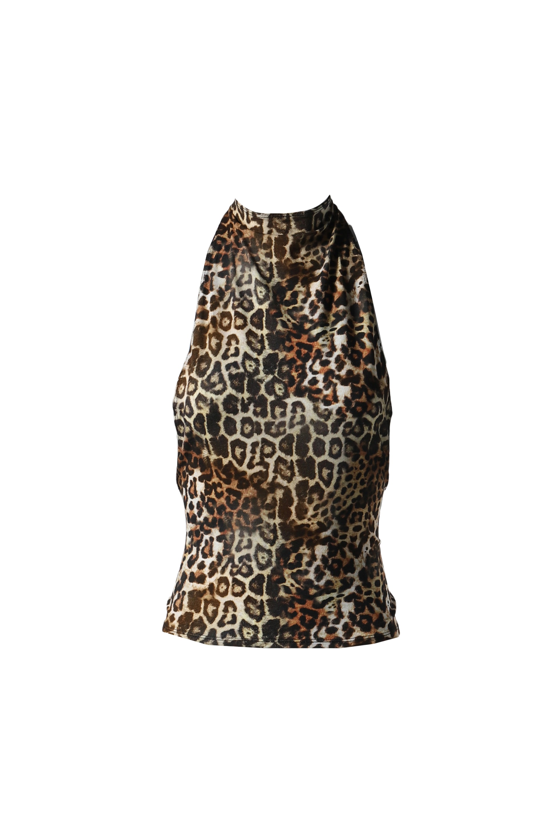 Jaded London LEOPARD ZENE BACKLESS TOP / LEOPARD