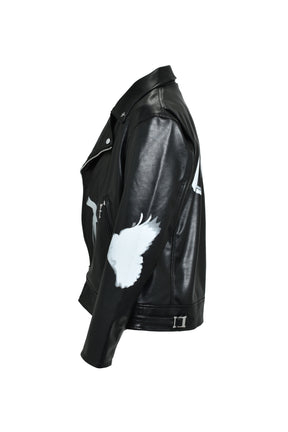 LAST NEST ラストネスト FW25 DOVE RIDERS JACKET / BLK - NUBIAN ヌビアン