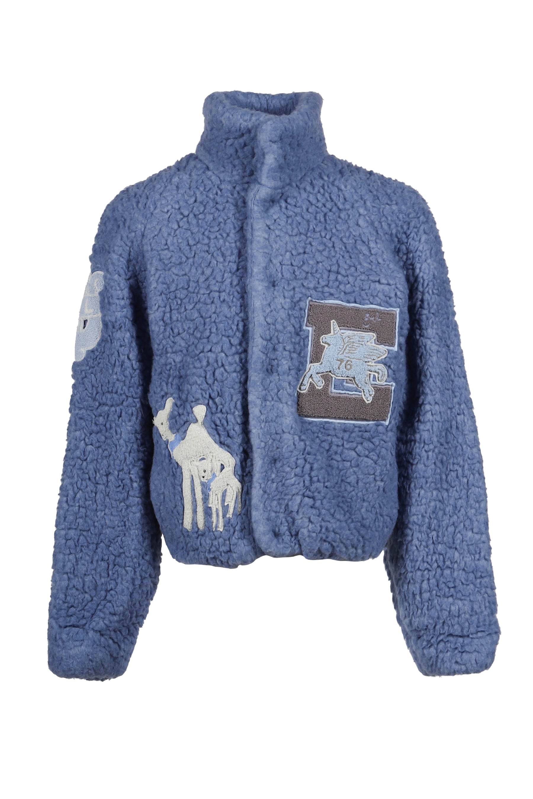 VARSITY JACKET WOVEN / BLU