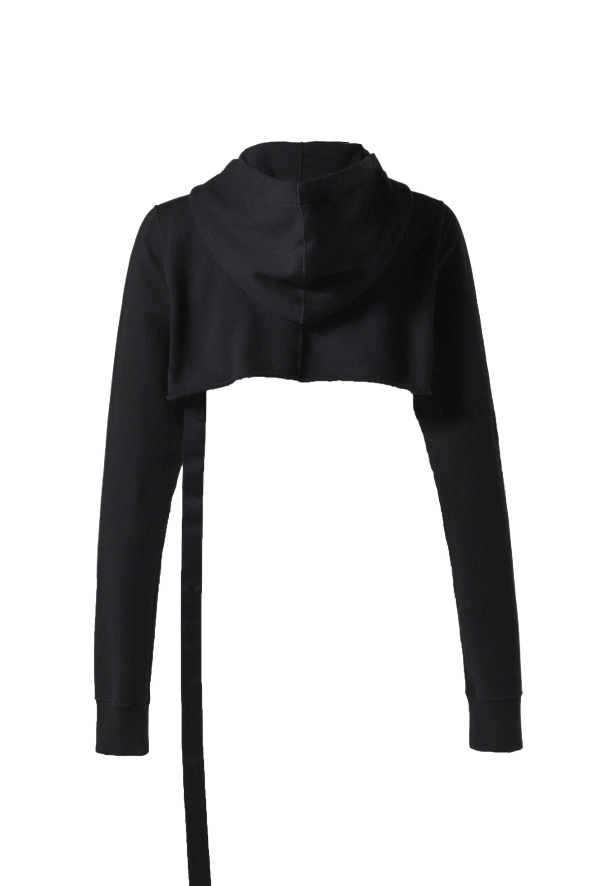 CROPPED HOODIE / BLK