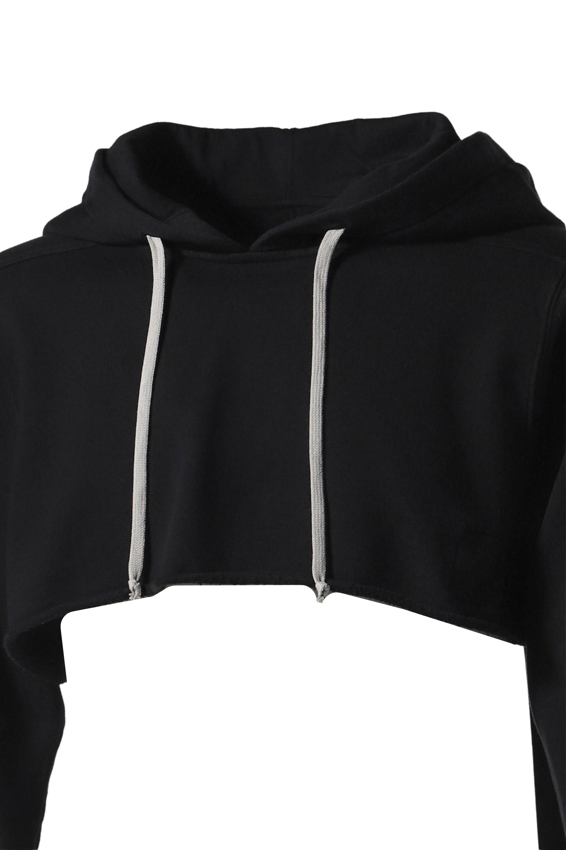 CROPPED HOODIE / BLK