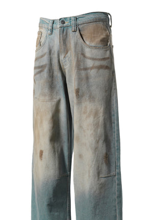 MUD WASH COLOSSUS JEANS / BLU