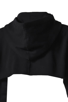 CROPPED HOODIE / BLK