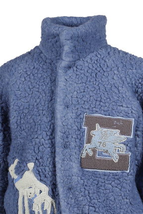 VARSITY JACKET WOVEN / BLU