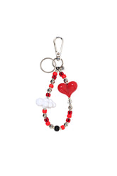 SACRED HEART KEYCHAIN / RED