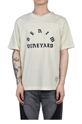 DEAR BORO DENIM VINEYARD TEE / WHT