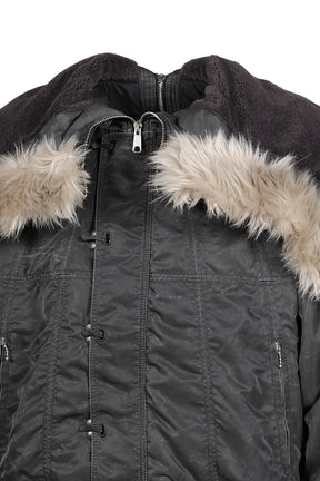 FRANKEN N-2B JACKET / BLK