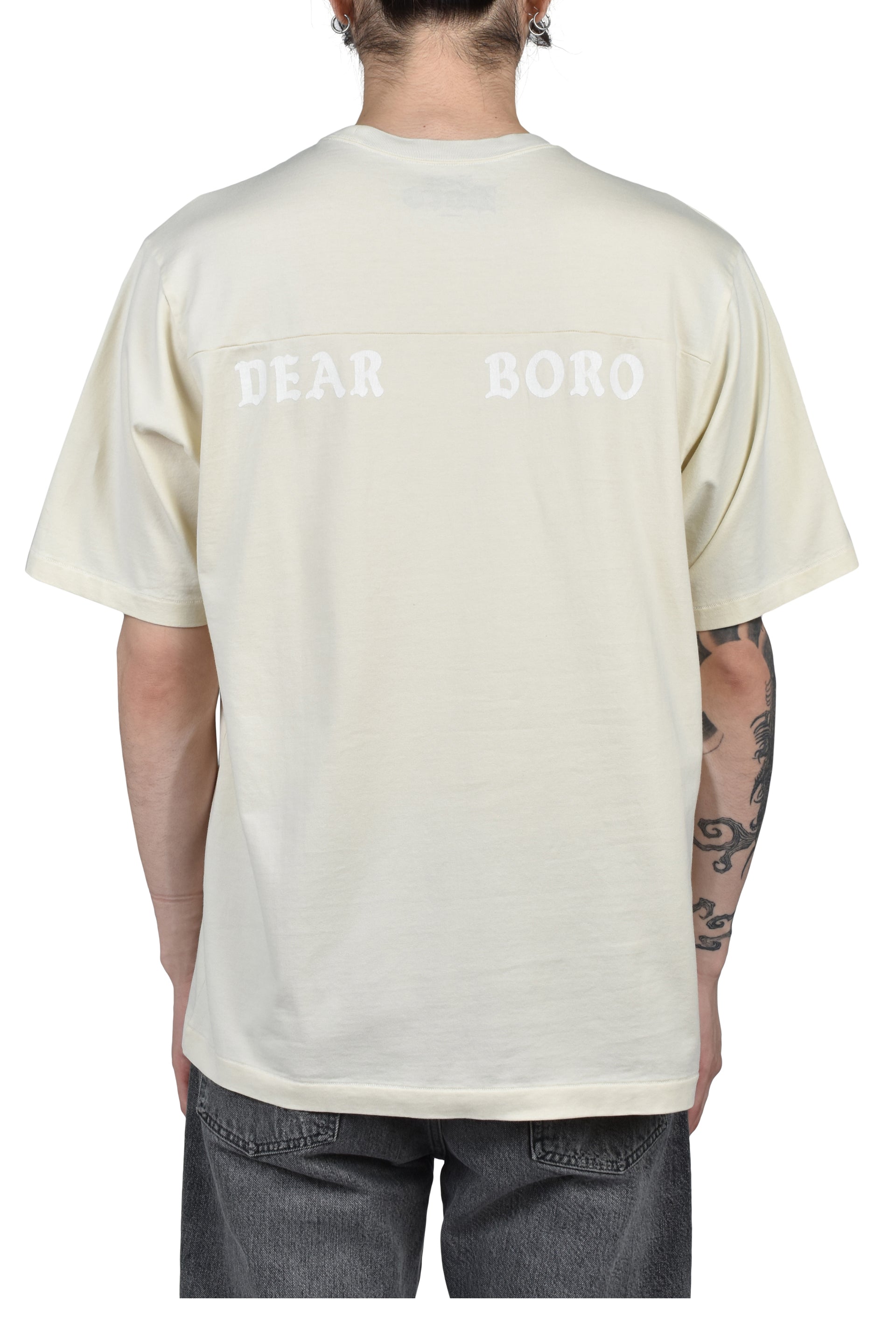 DEAR BORO DENIM VINEYARD TEE / WHT