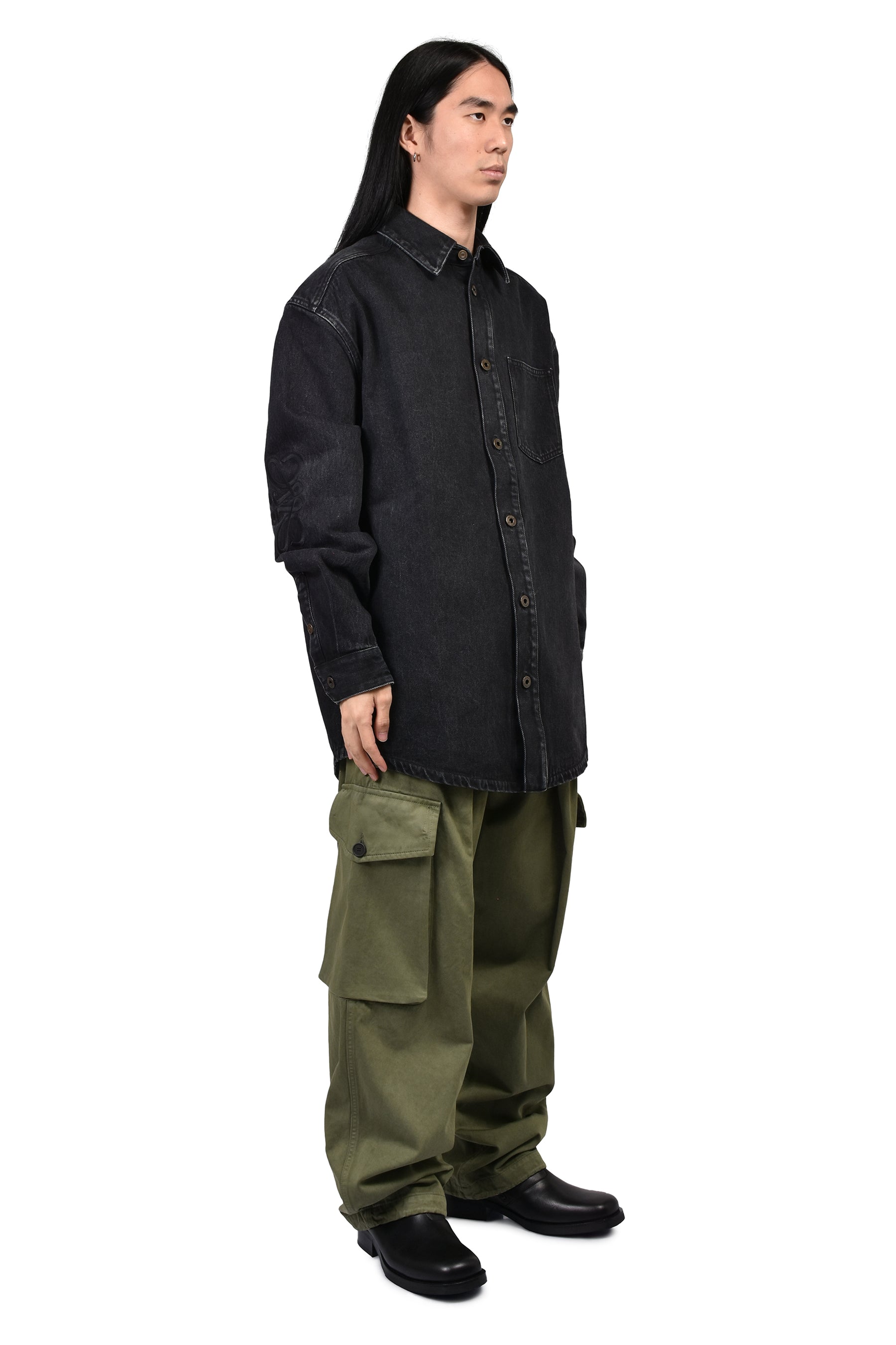 ANAGRAM OVERSHIRT / BLK