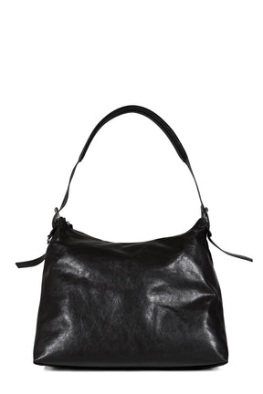 BELTED HOBO BAG / DARK CHOCOLATE 