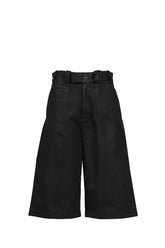 DIRTY NO.3 CROPPED PANTS / BLK