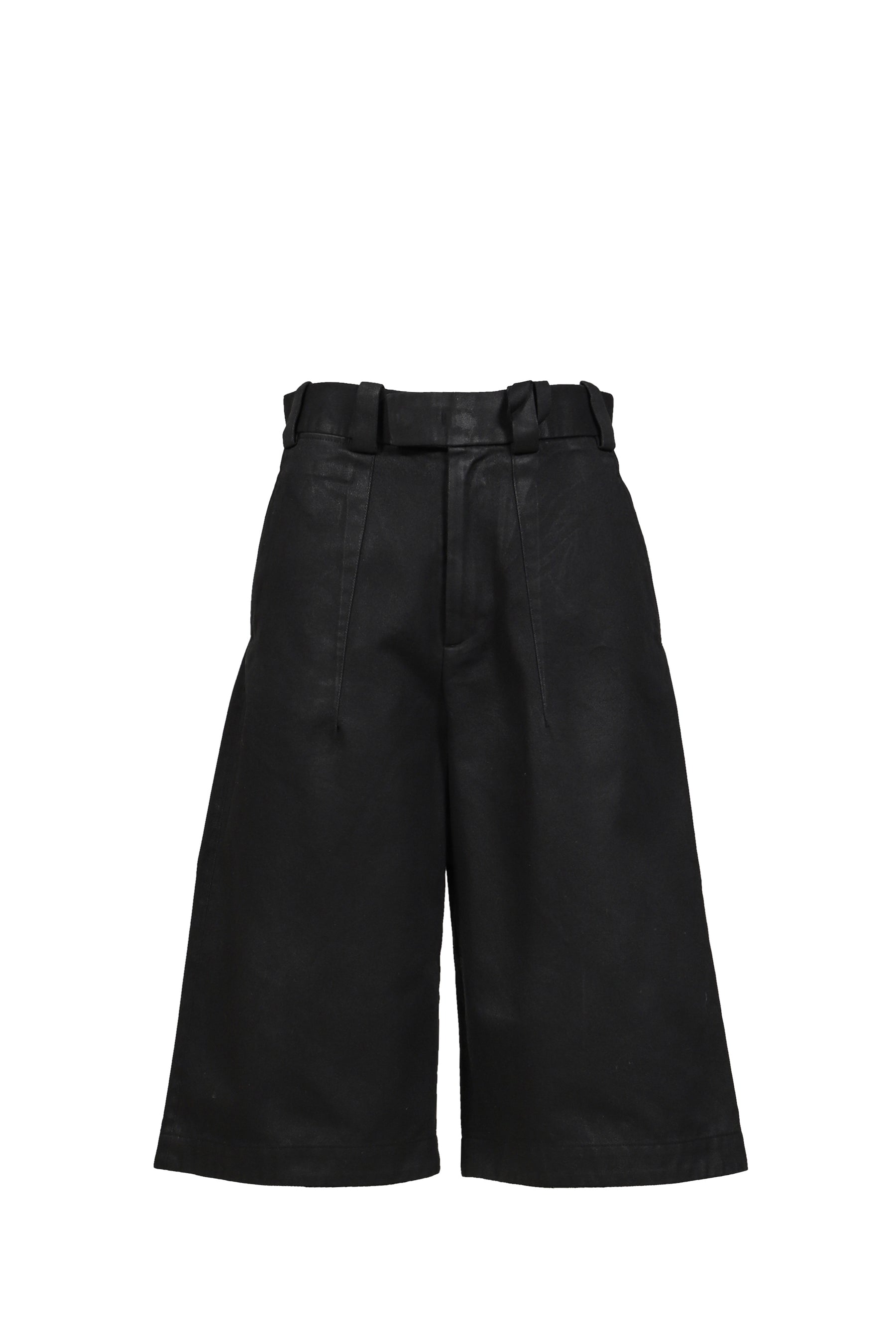 DIRTY NO.3 CROPPED PANTS / BLK