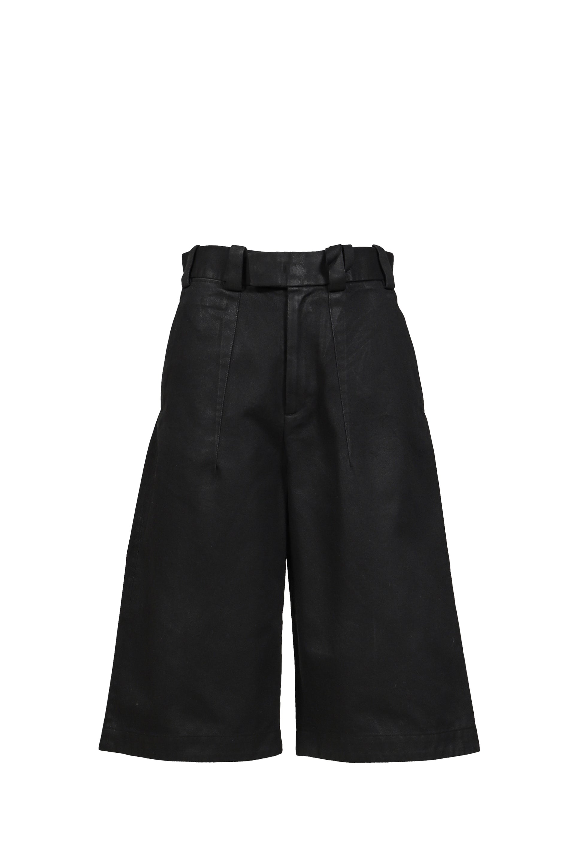 DIRTY NO.3 CROPPED PANTS / BLK