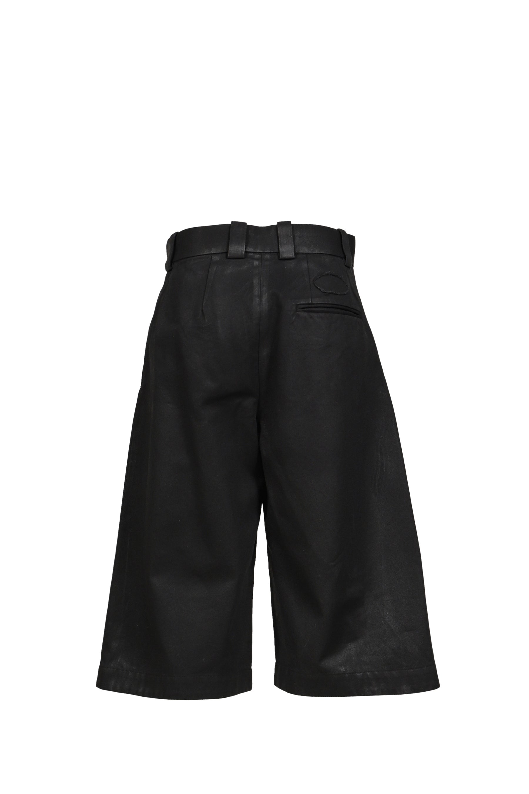 DIRTY NO.3 CROPPED PANTS / BLK