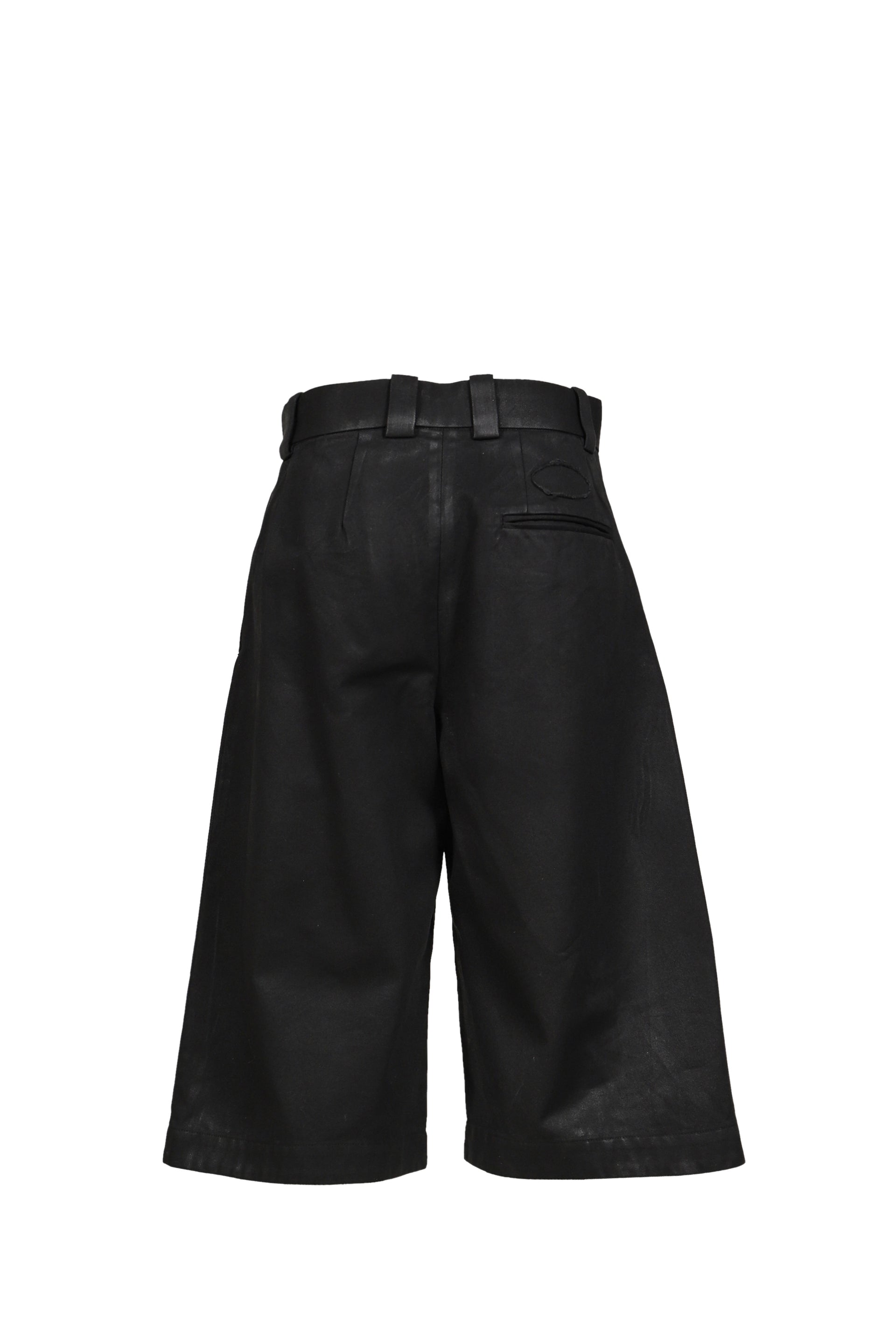 DIRTY NO.3 CROPPED PANTS / BLK
