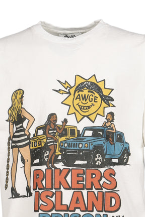 RIKERS ISLAND TEE / WHT