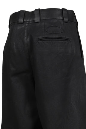 DIRTY NO.3 CROPPED PANTS / BLK