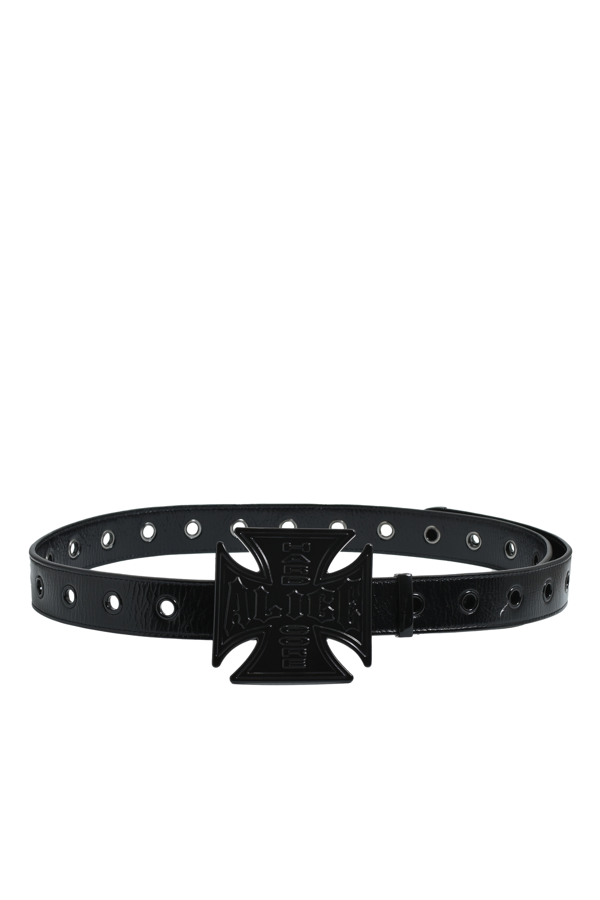 BLISTERED CHOPPER BELT / BLK