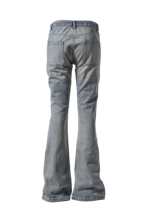 MULTIFLEX BLUE DENIM BOOTCUT PANTS / BLU