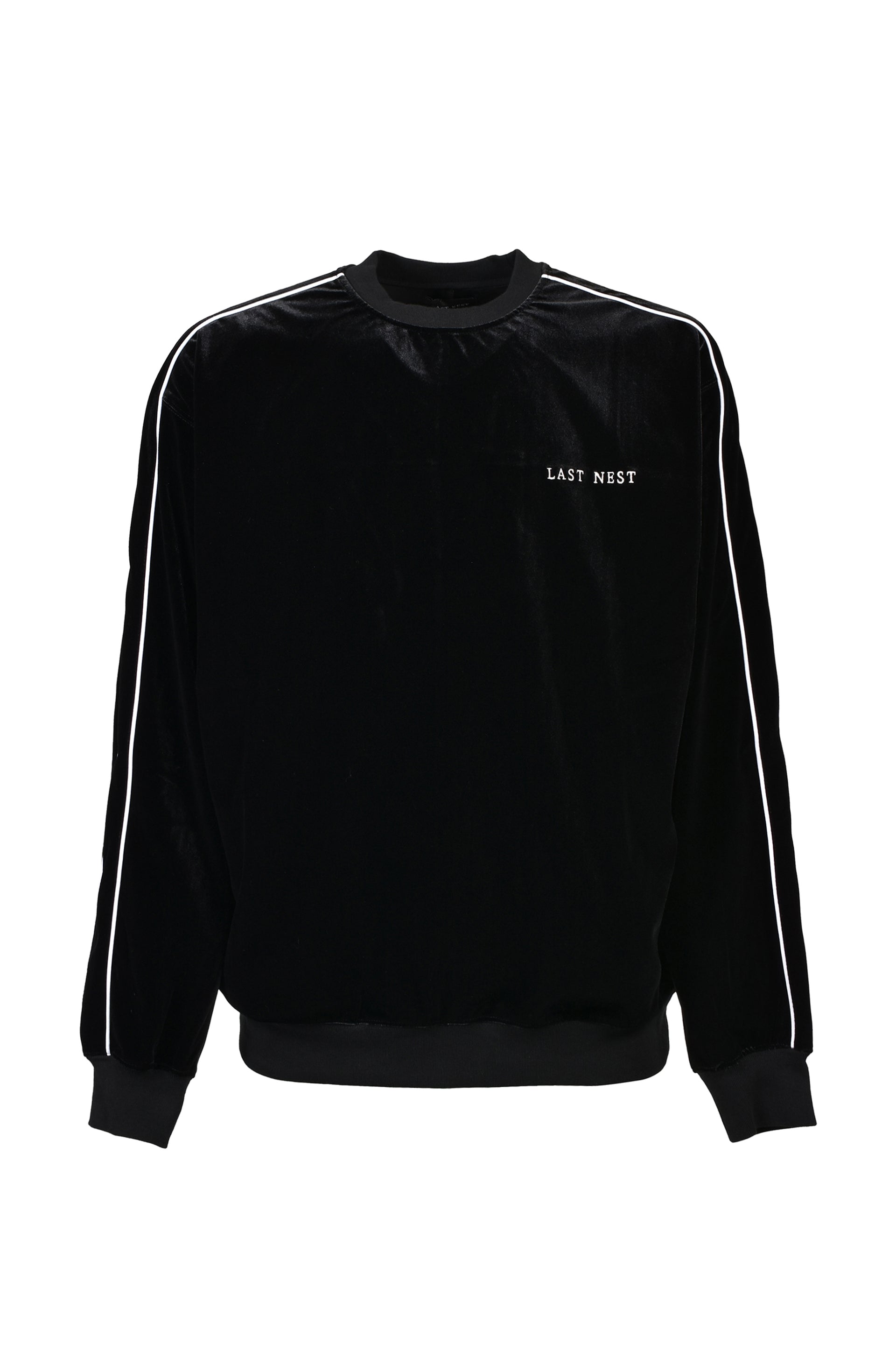 VELVET CREWNECK / BLK