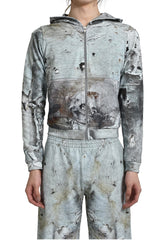 WORN OUT WHITE HOODIE / WHT 