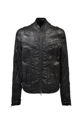 10.5oz STRETCH DENIM BLOUSON / BLK