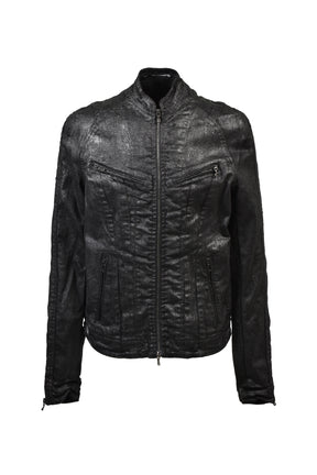 10.5oz STRETCH DENIM BLOUSON / BLK