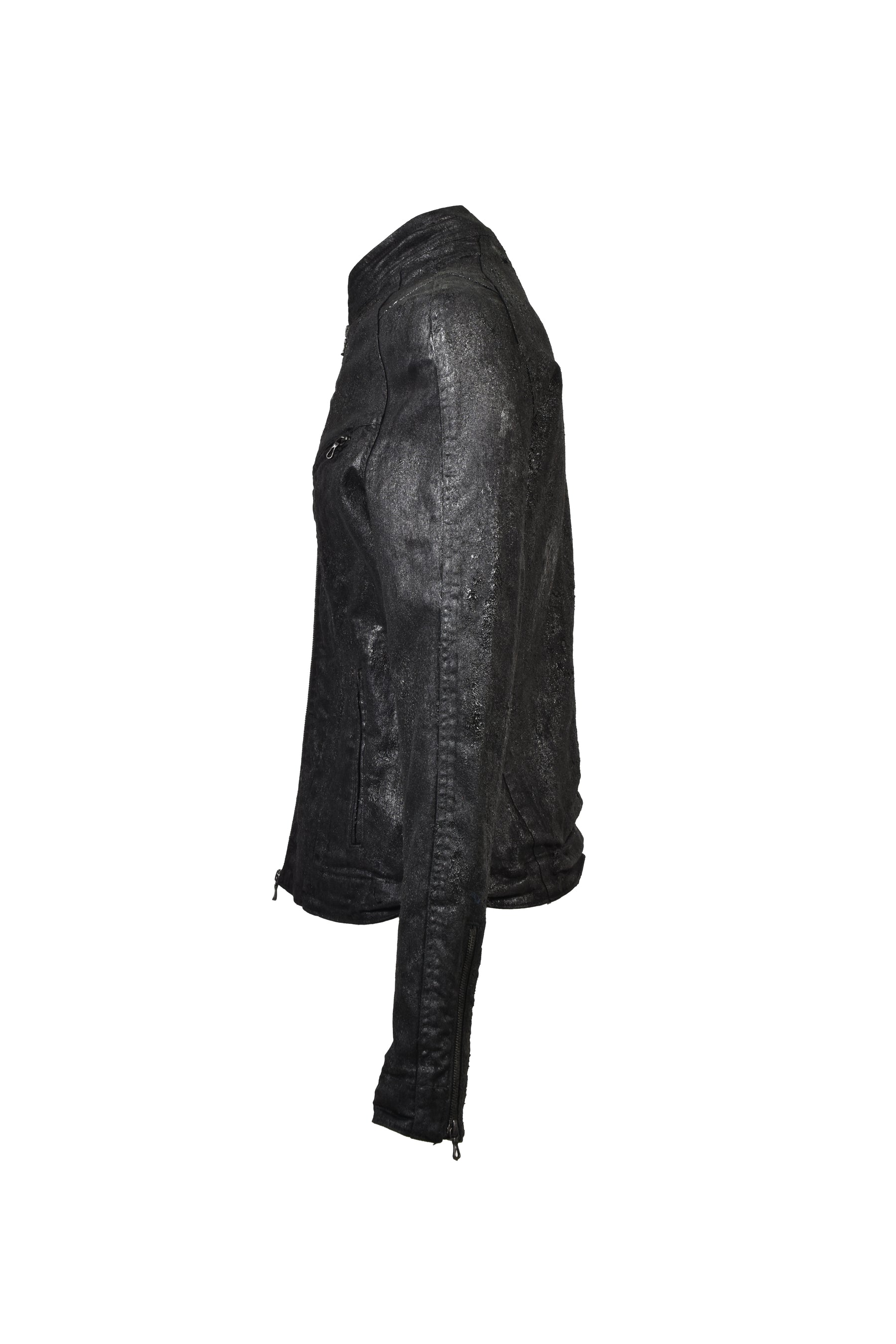 10.5oz STRETCH DENIM BLOUSON / BLK