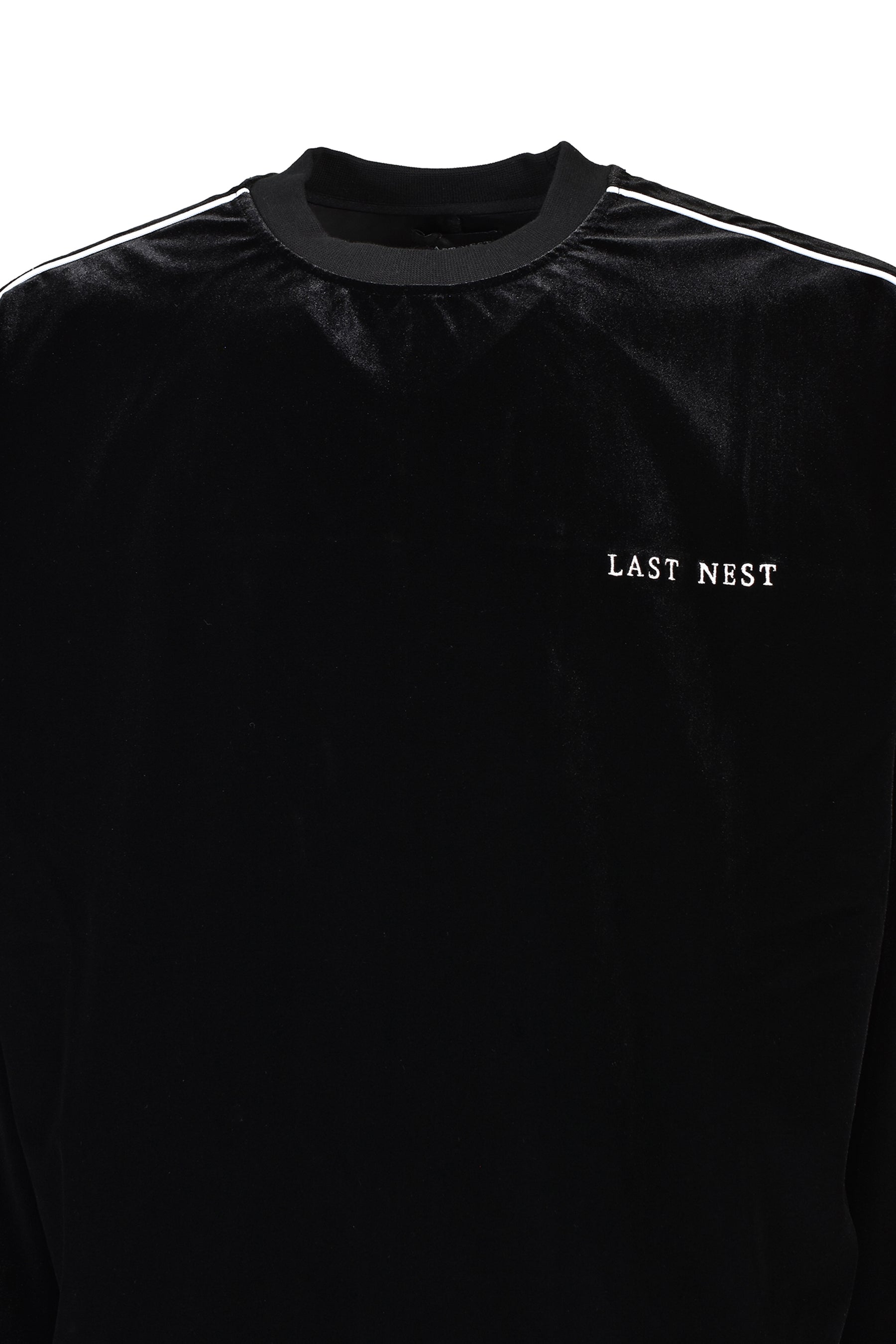 VELVET CREWNECK / BLK