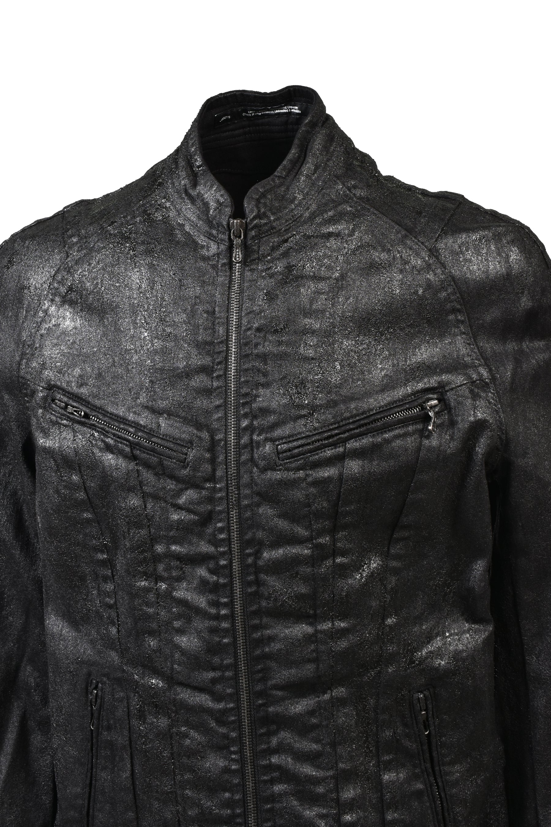 10.5oz STRETCH DENIM BLOUSON / BLK
