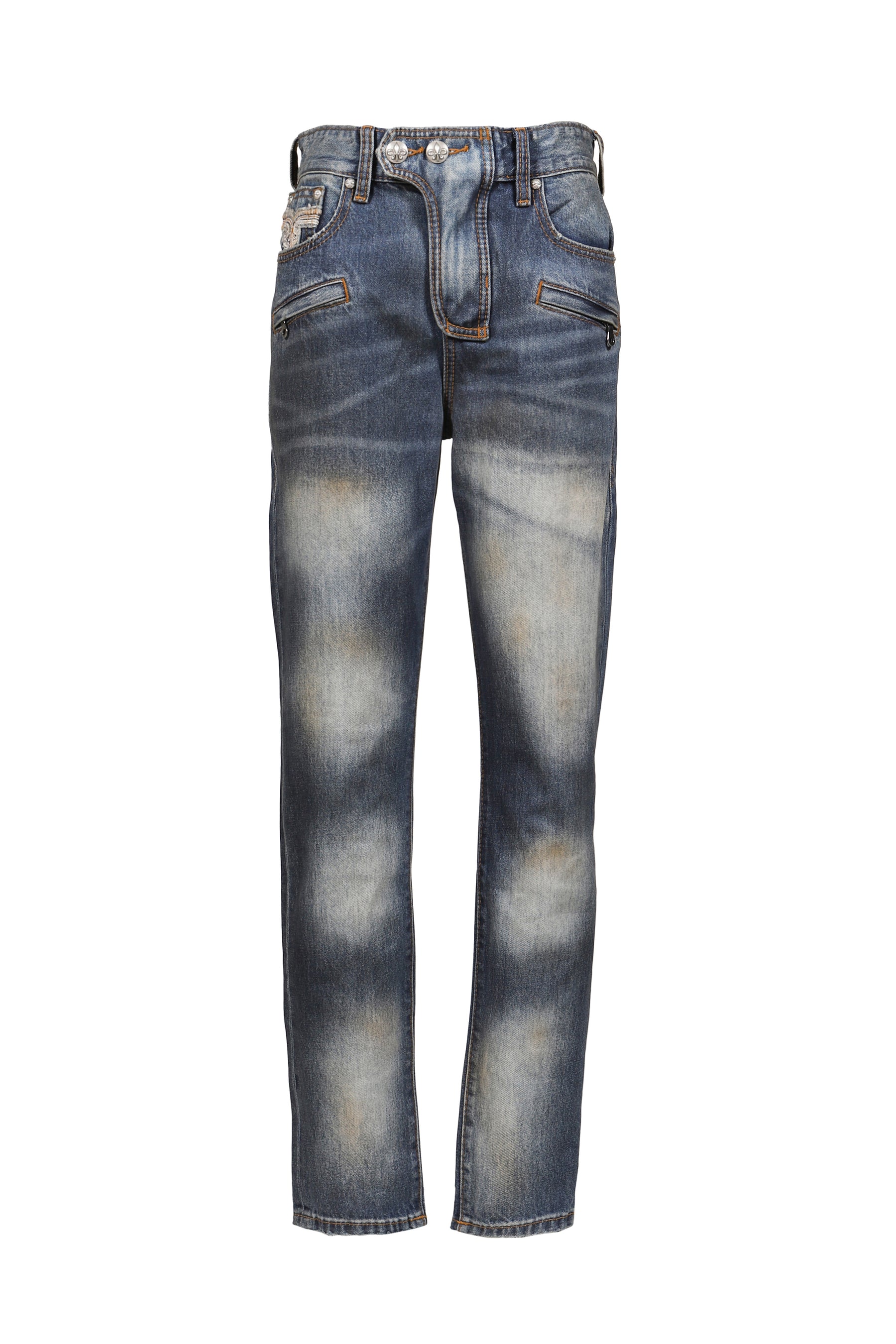 RR MOTO PANT / DARK WASHING