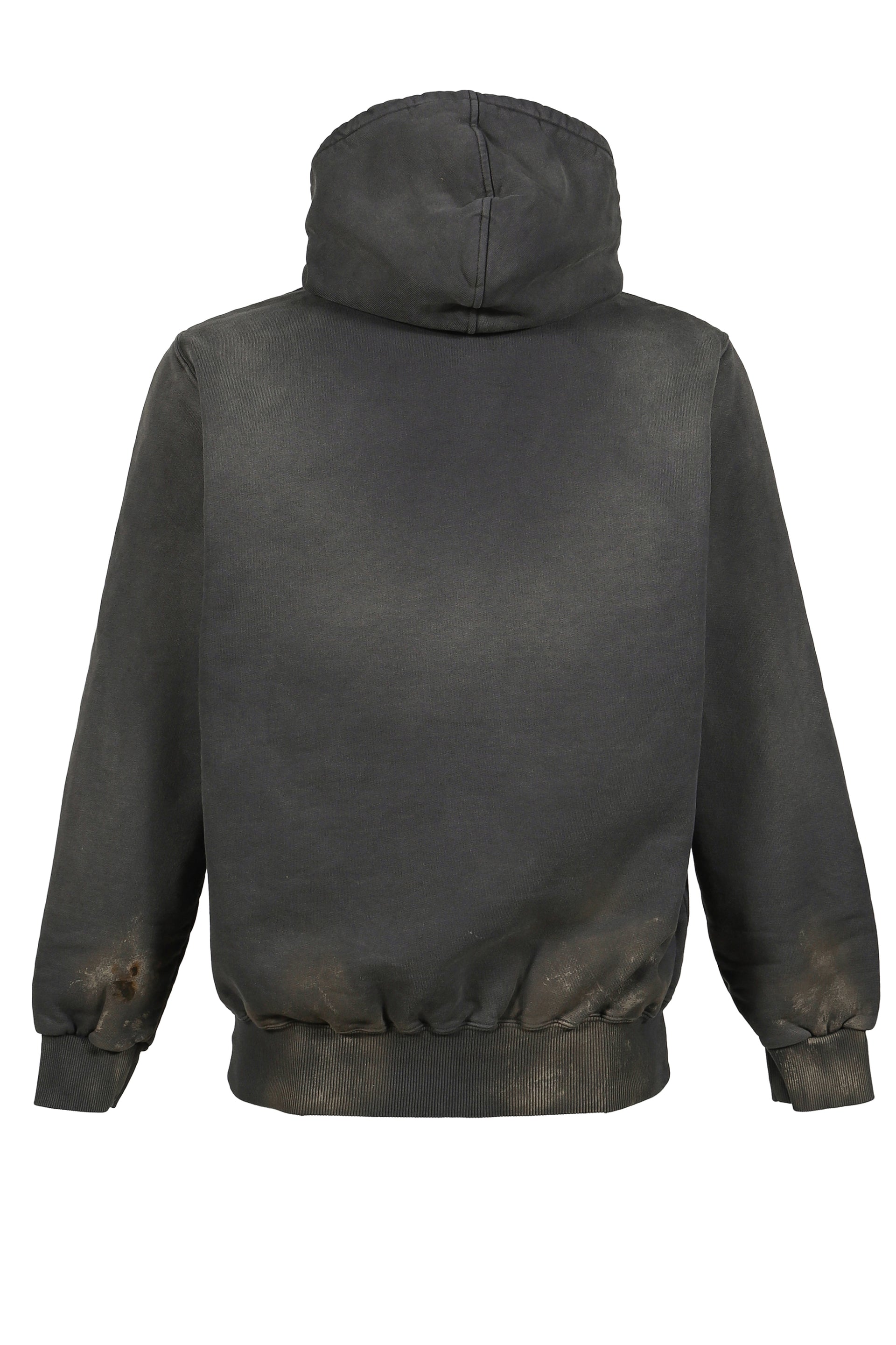 LUXUARY MUD PAINT HOODIE / BLK