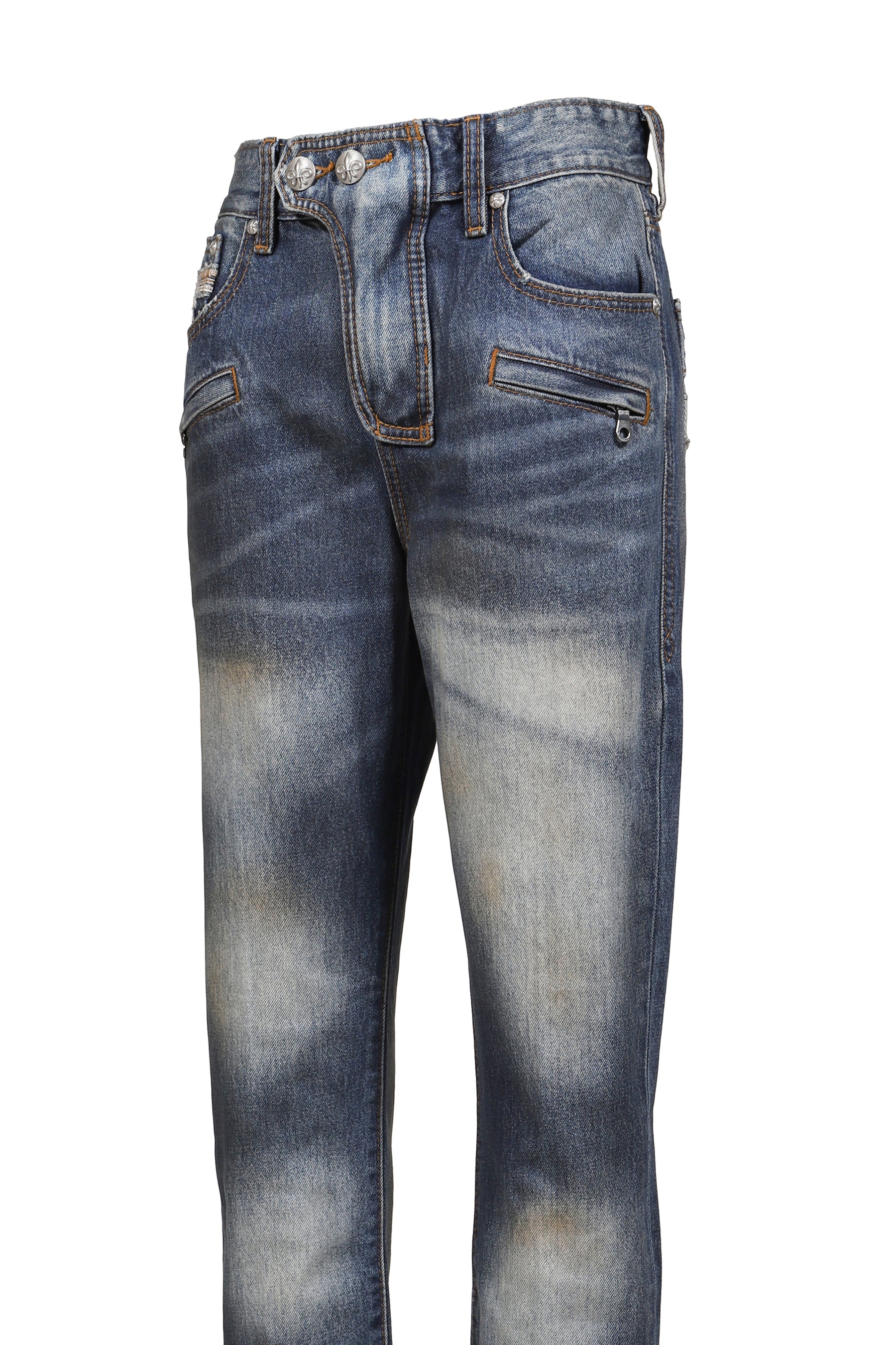RR MOTO PANT / DARK WASHING