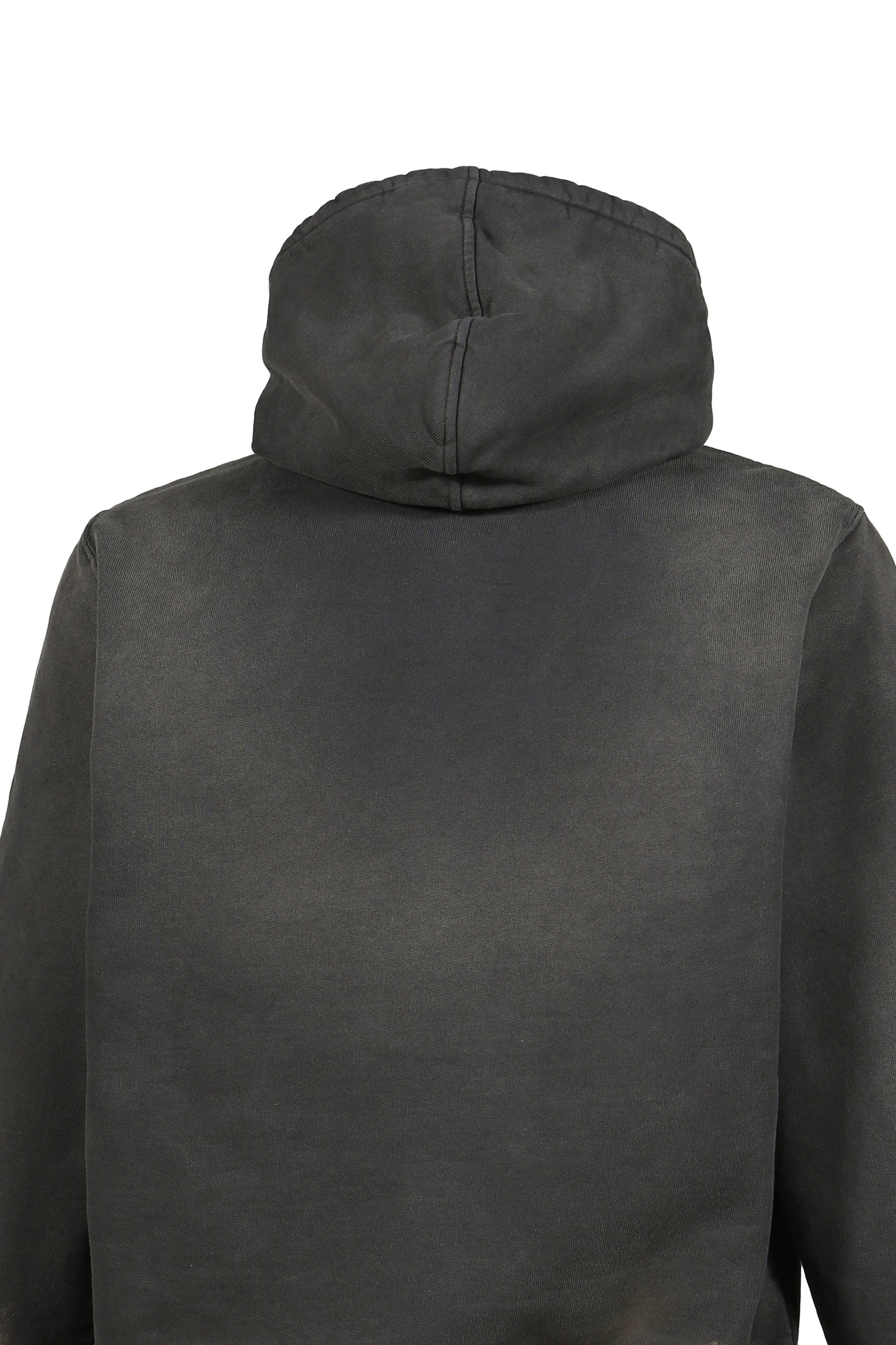 LUXUARY MUD PAINT HOODIE / BLK
