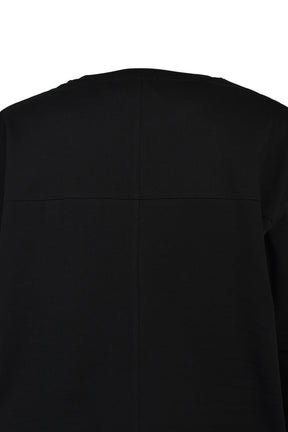 THREE LAYERED L/S SHIRT / BLK