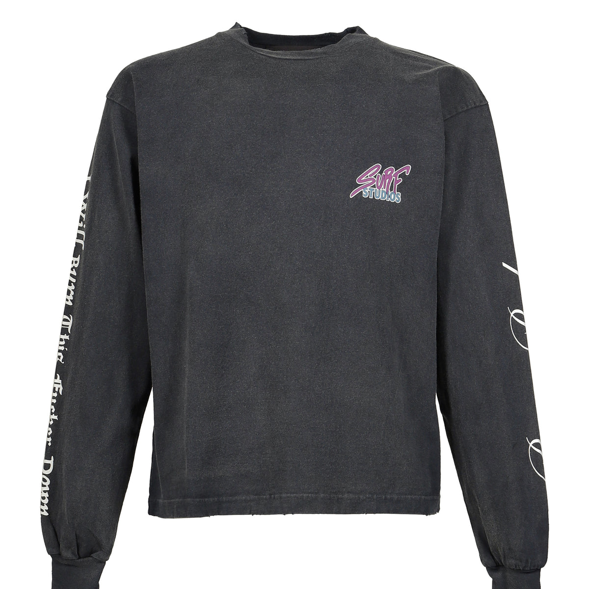 JUN/NAKAYAMA ジュンナカヤマ FW26 LEOPARD L/S T-SHIRTS / BLK