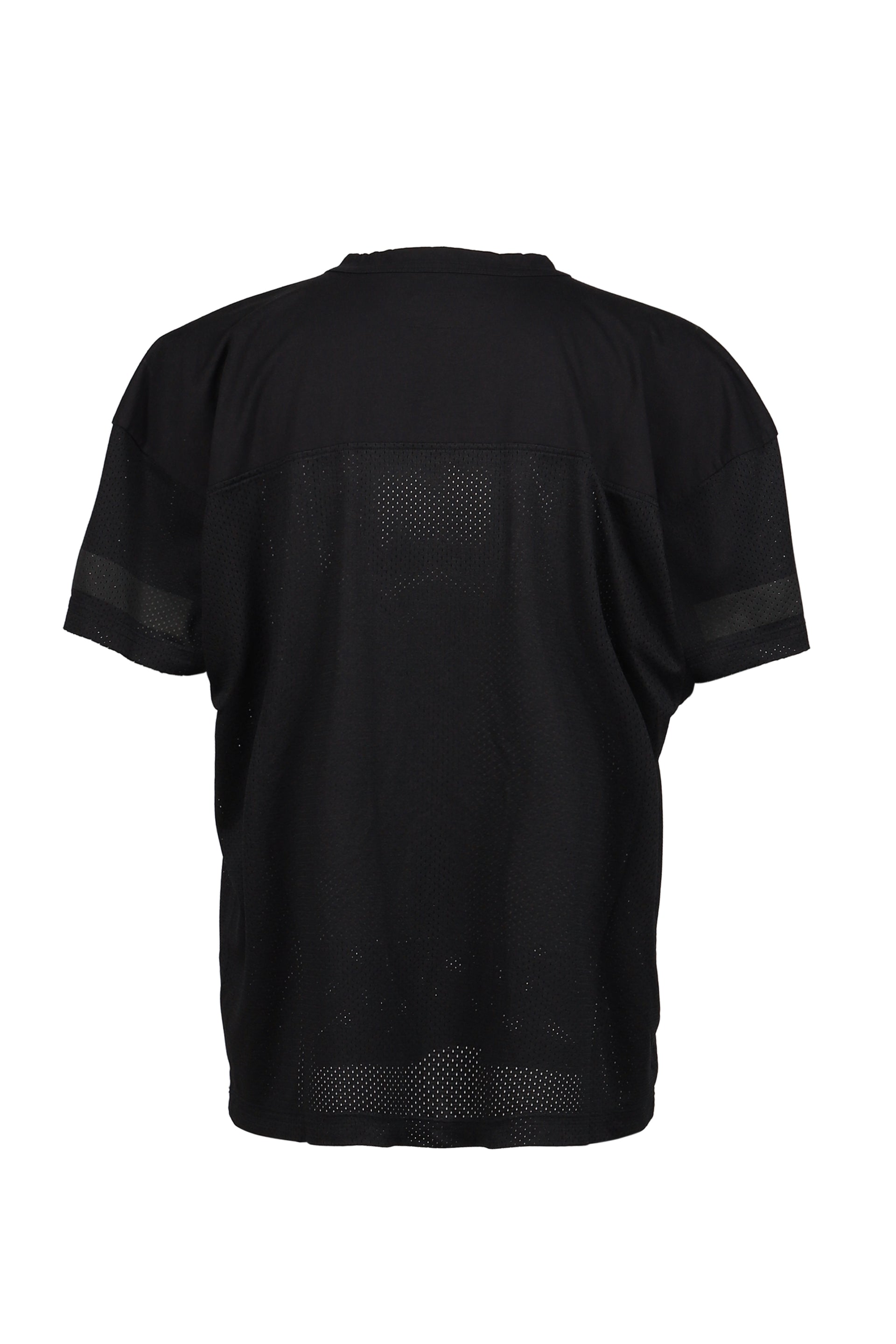MESH FOOTBALL TEE KNIT / BLK