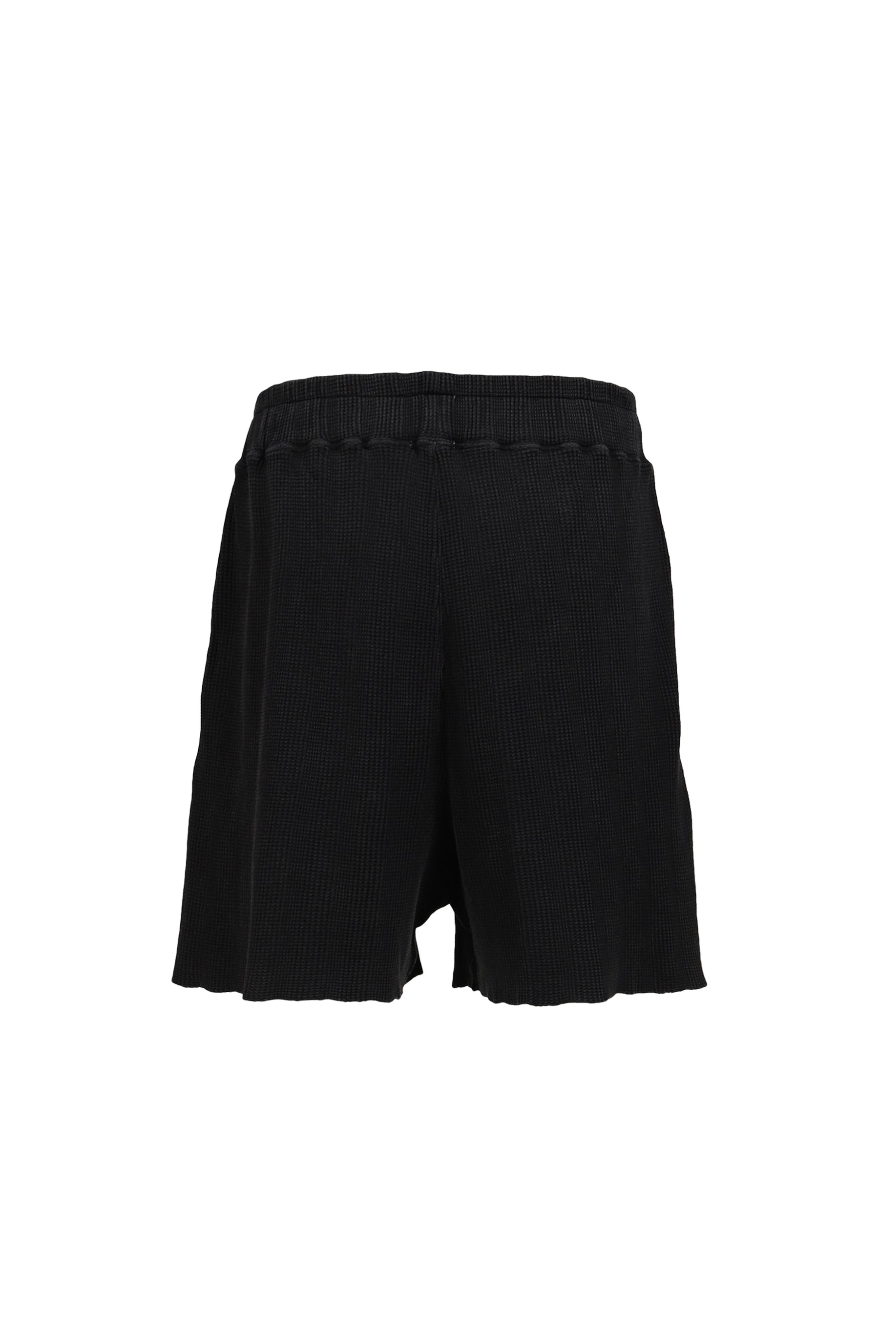 CROSS WAFFLE VINTAGE SHORTS / VINTAGE BLK