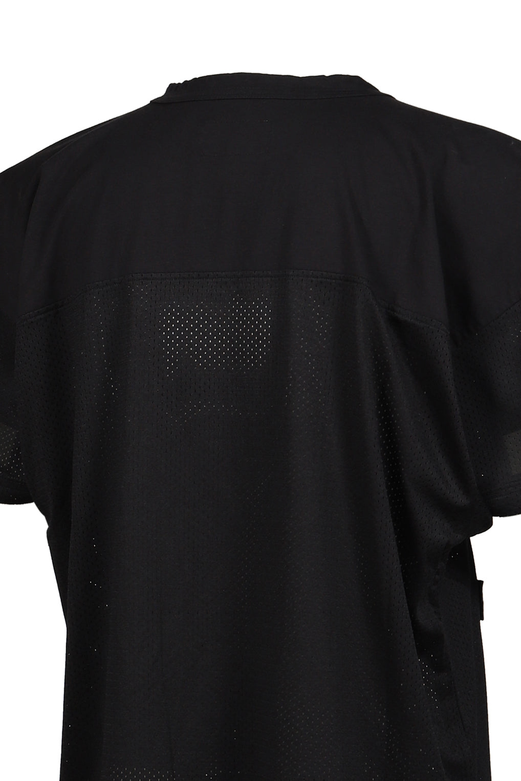 MESH FOOTBALL TEE KNIT / BLK