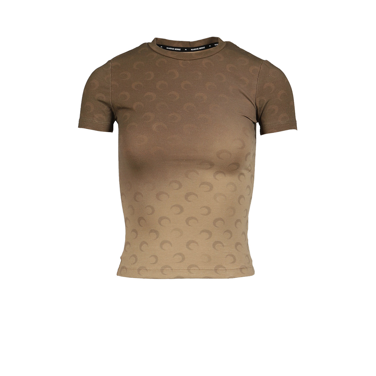MarineSerre トップス Marine Serre マリーンセル SS26FADED MOON SS BABY FIT T-SHIRT