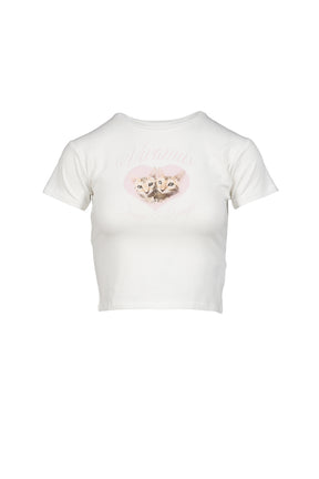 CATS MINI T-SHIRT / WHT