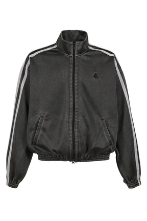 FADED BLACK TRACK JACKET / GRY