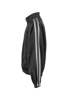 FADED BLACK TRACK JACKET / GRY