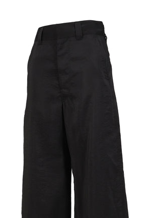 STRAIGHT TAILORED PANTS / BLK