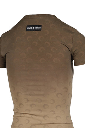 Marine Serre マリーンセル SS26FADED MOON SS BABY FIT T-SHIRT