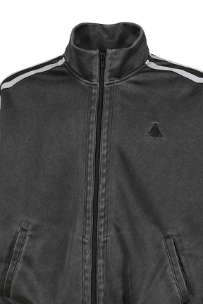 FADED BLACK TRACK JACKET / GRY