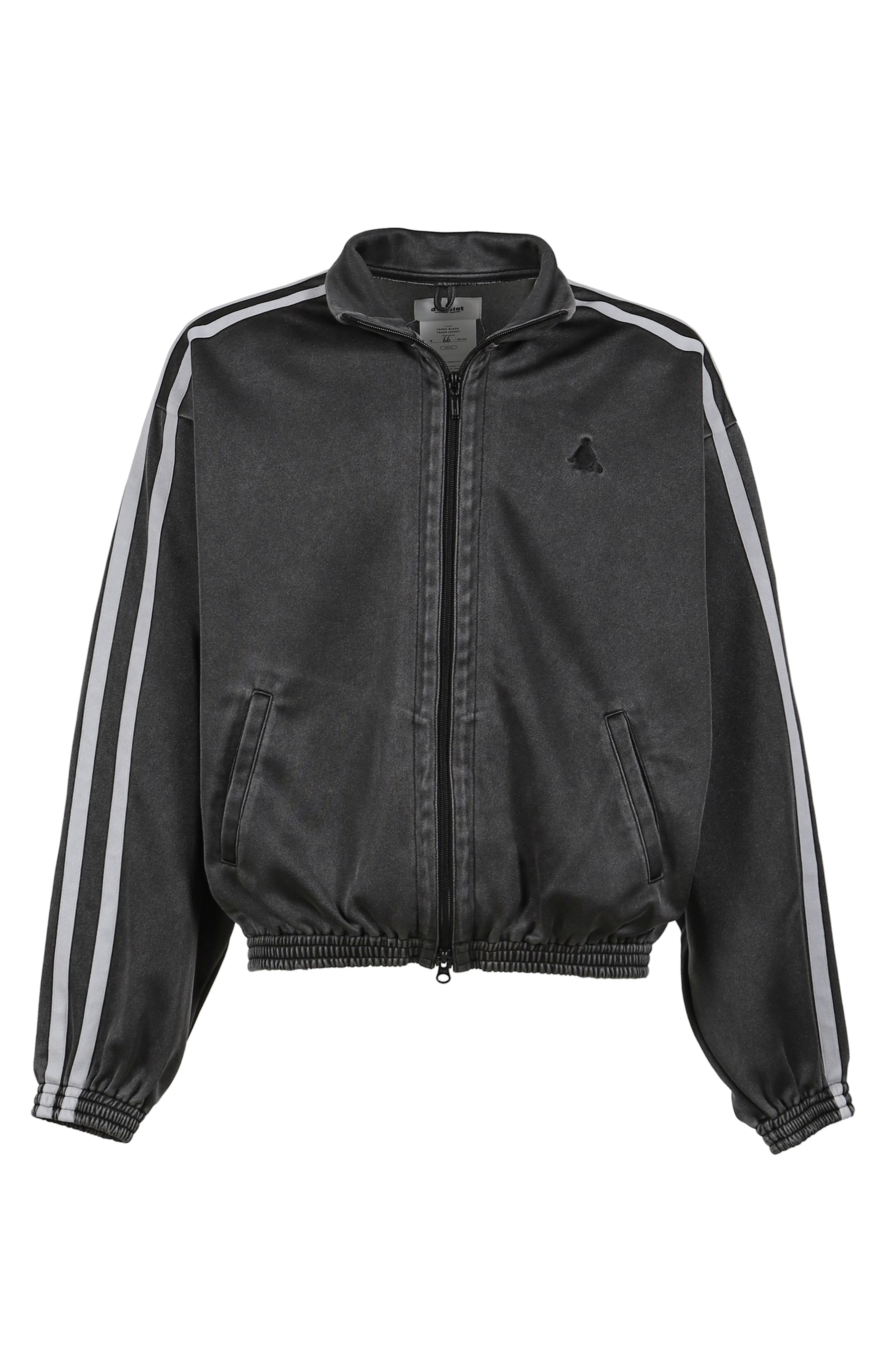 FADED BLACK TRACK JACKET / GRY