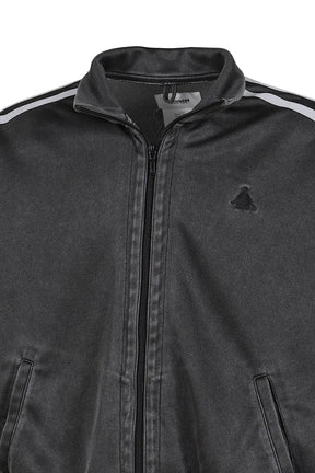FADED BLACK TRACK JACKET / GRY