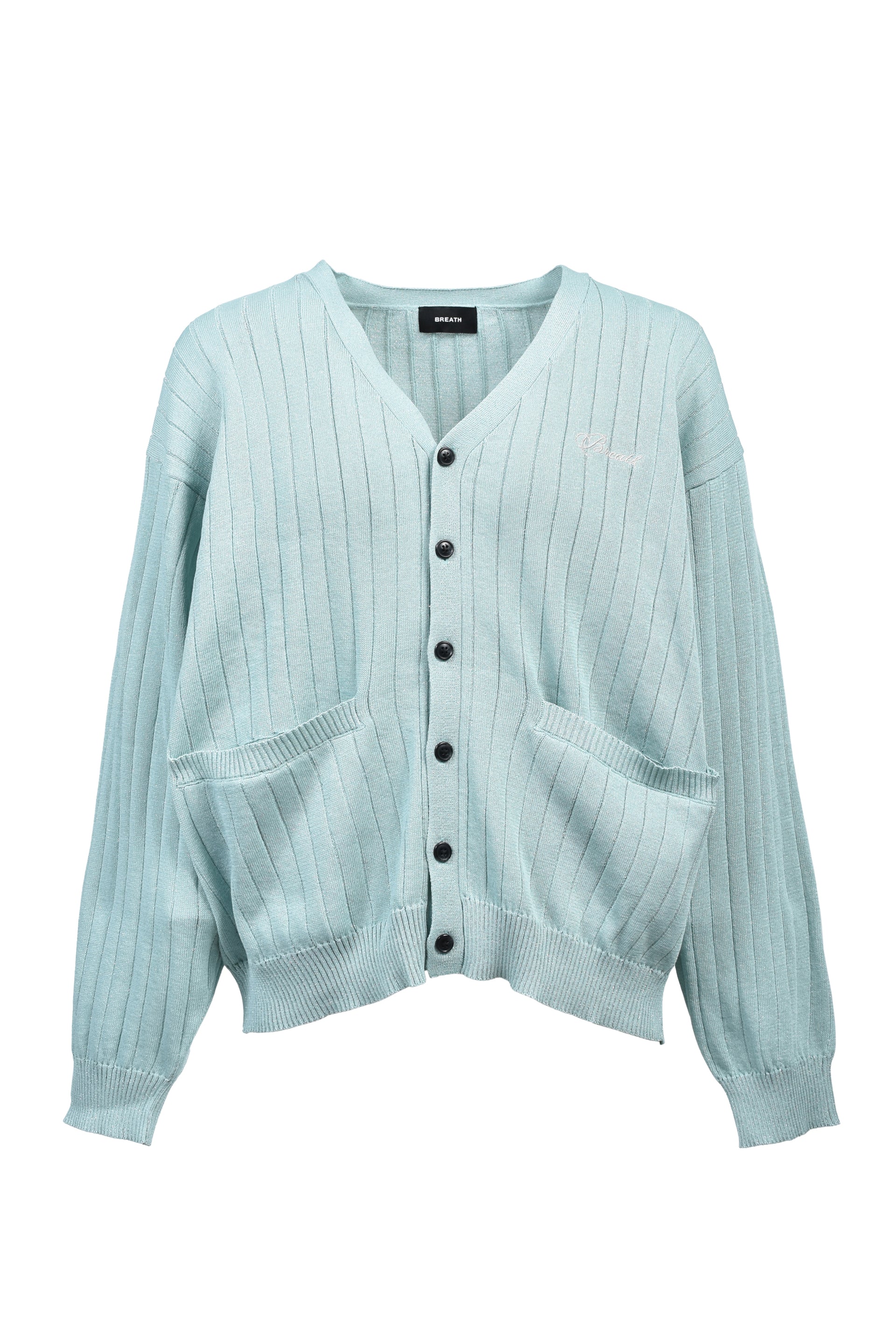 SCRIPT LOGO KNIT CARDIGAN / TUR