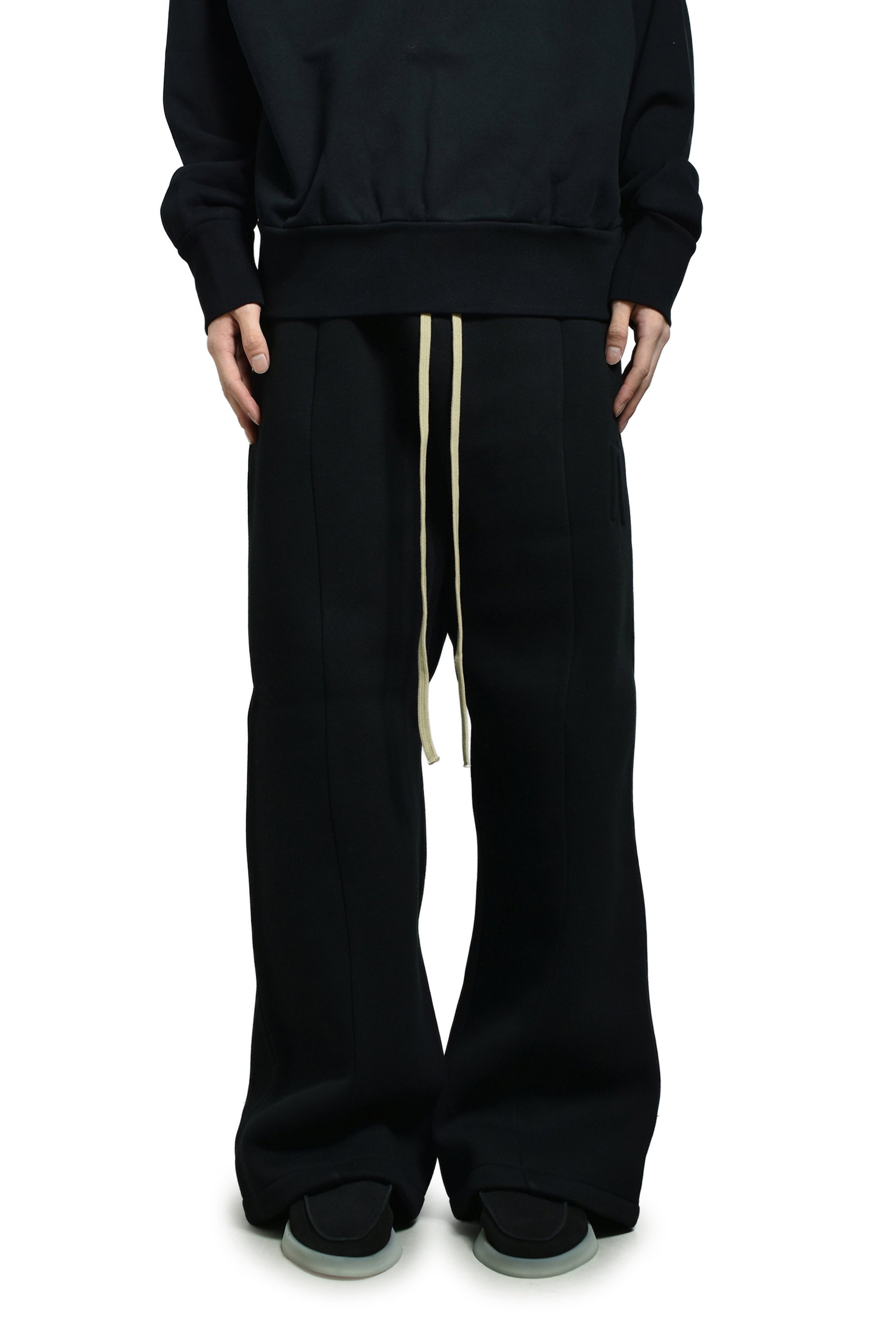 WIDE LEG SWEATPANT / BLK
